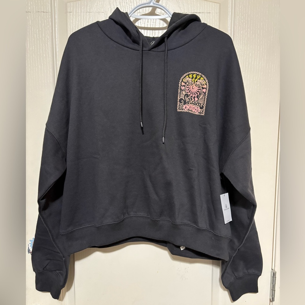 Womens XL Volcom cropped hoodie